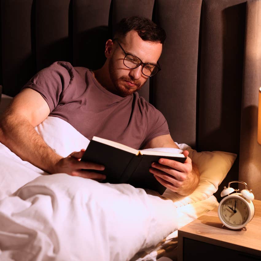 Man who prefers to be cozy in bed by 9 am after putting his phone in another room 
