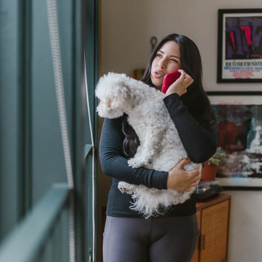 woman who prefers dogs and cats to people saying it's not that deep