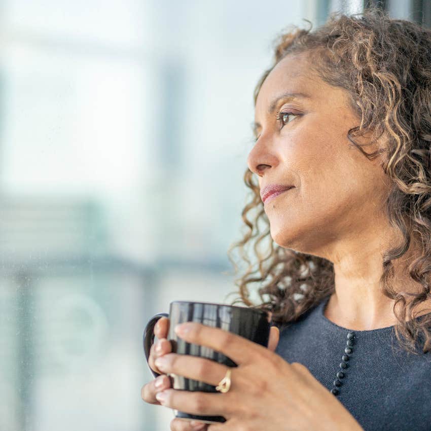 woman who refuses to have a bad day asking herself what else it could mean