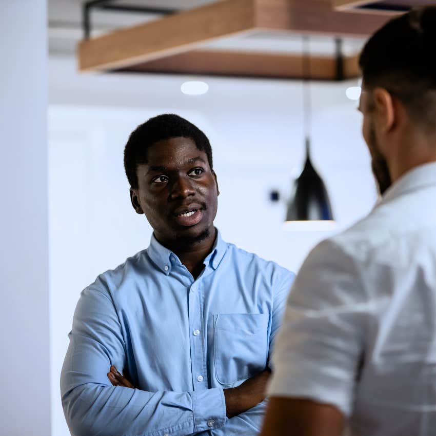 Man with a big brain but no common sense saying that's completely irrational