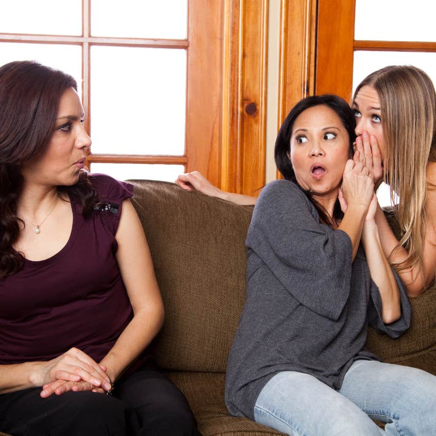 woman with no tolerance for negativity who refuses to deal with gossiping