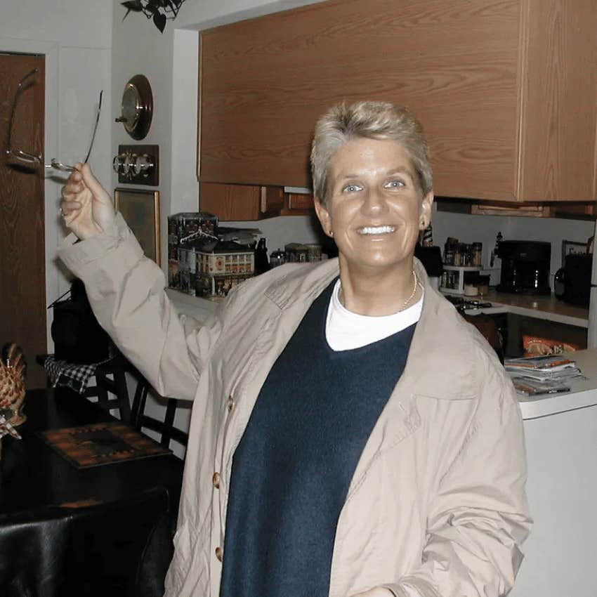 photo of author's sister smiling