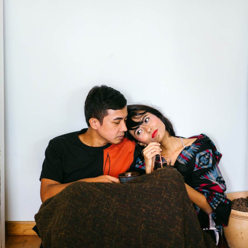 emotionally mature couple talking about what they're afraid of