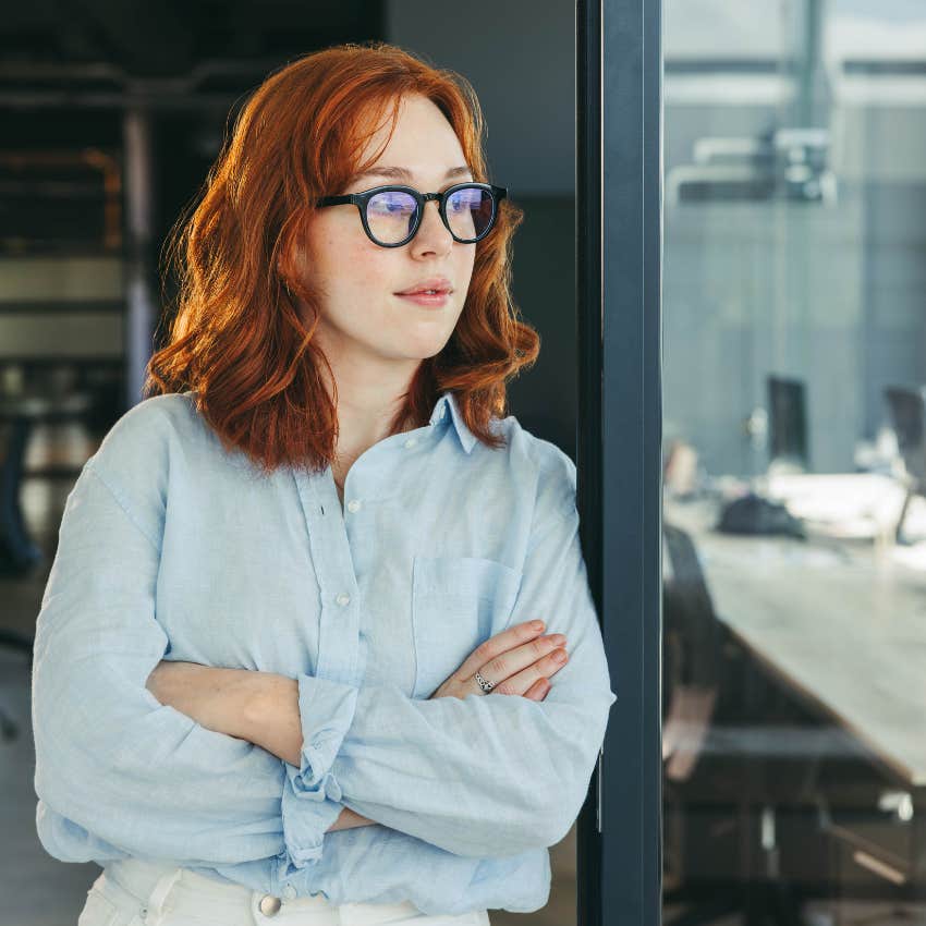 woman saying she doesn't usually get embarrassed