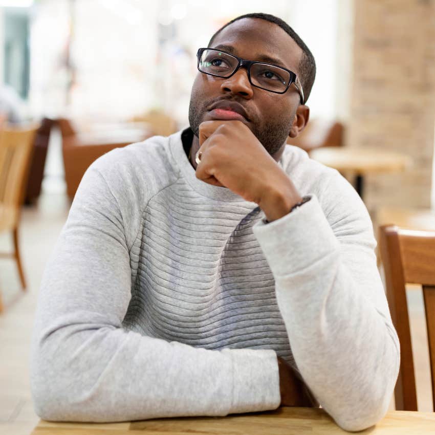 man saying he notices things other people miss