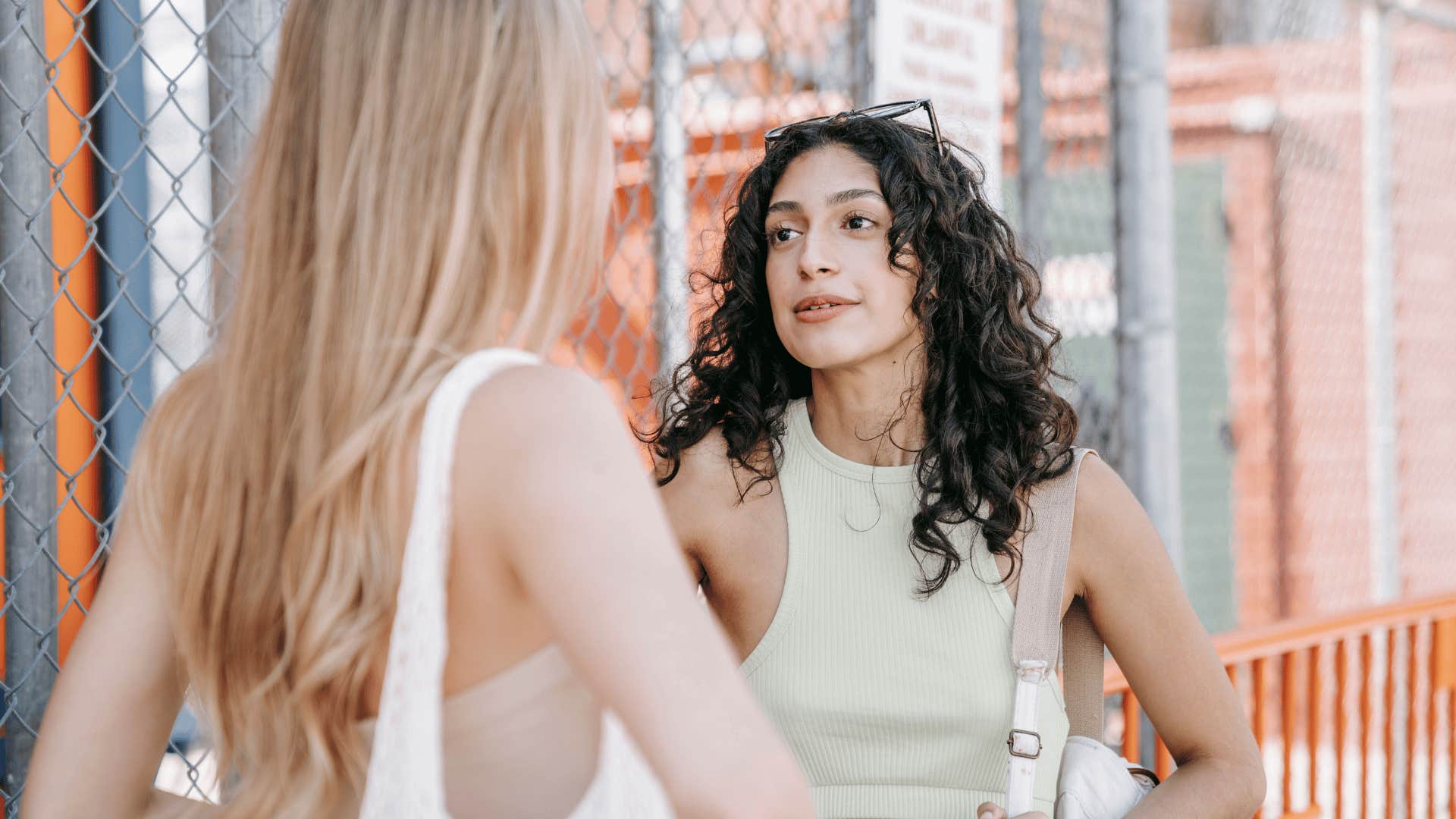 woman feeling guilty after an argument asking friend are we okay