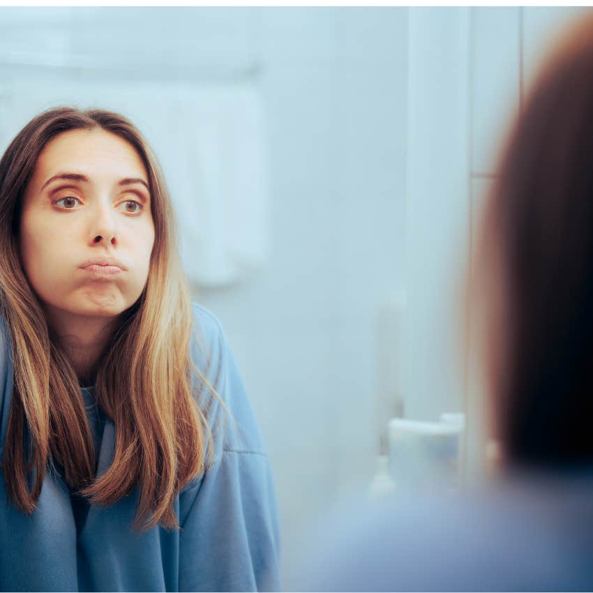 woman who feels lost and uncertain saying she doesn't recognize the person she's become