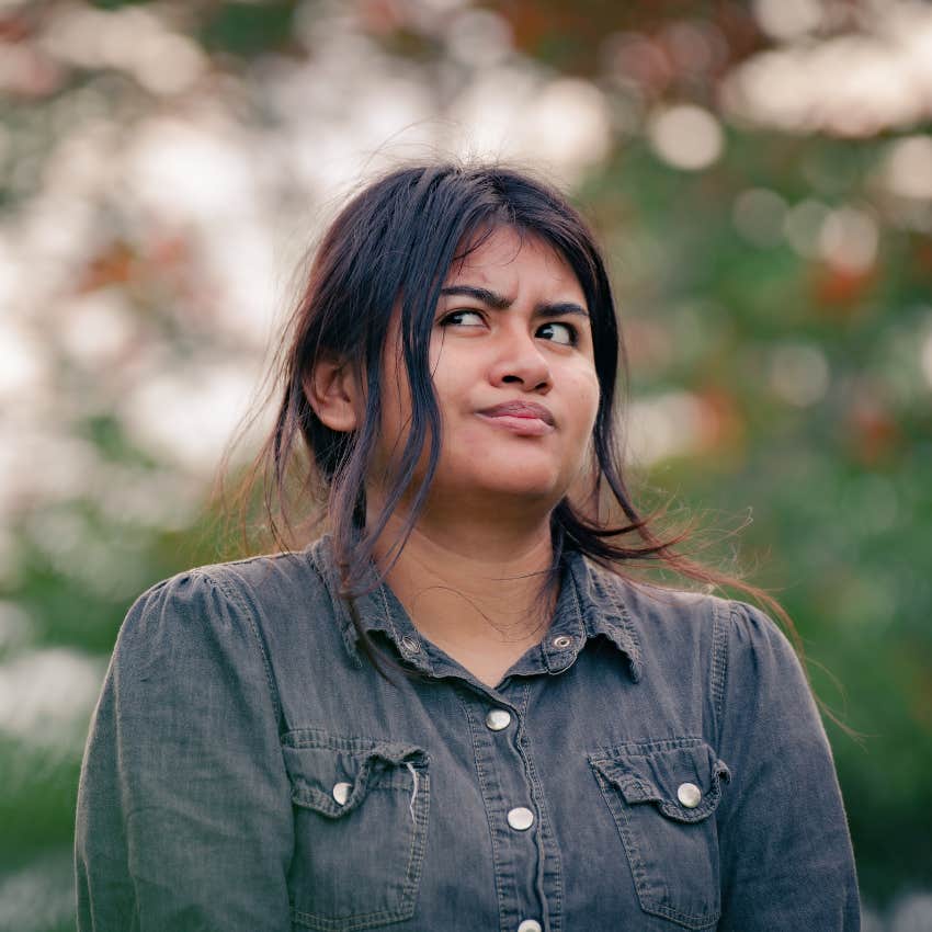 woman saying people wouldn't lie about that