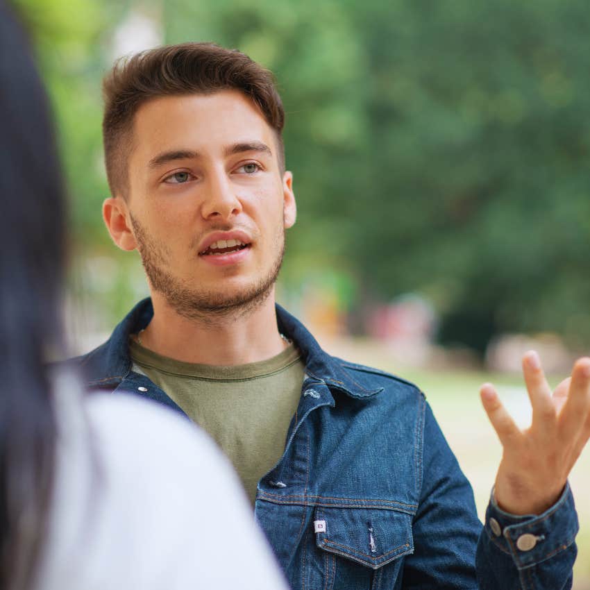 man with strong critical thinking skills saying he doesn't want to make assumptions