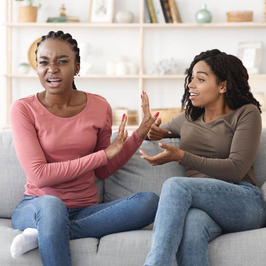 woman saying i knew you'd change your mind