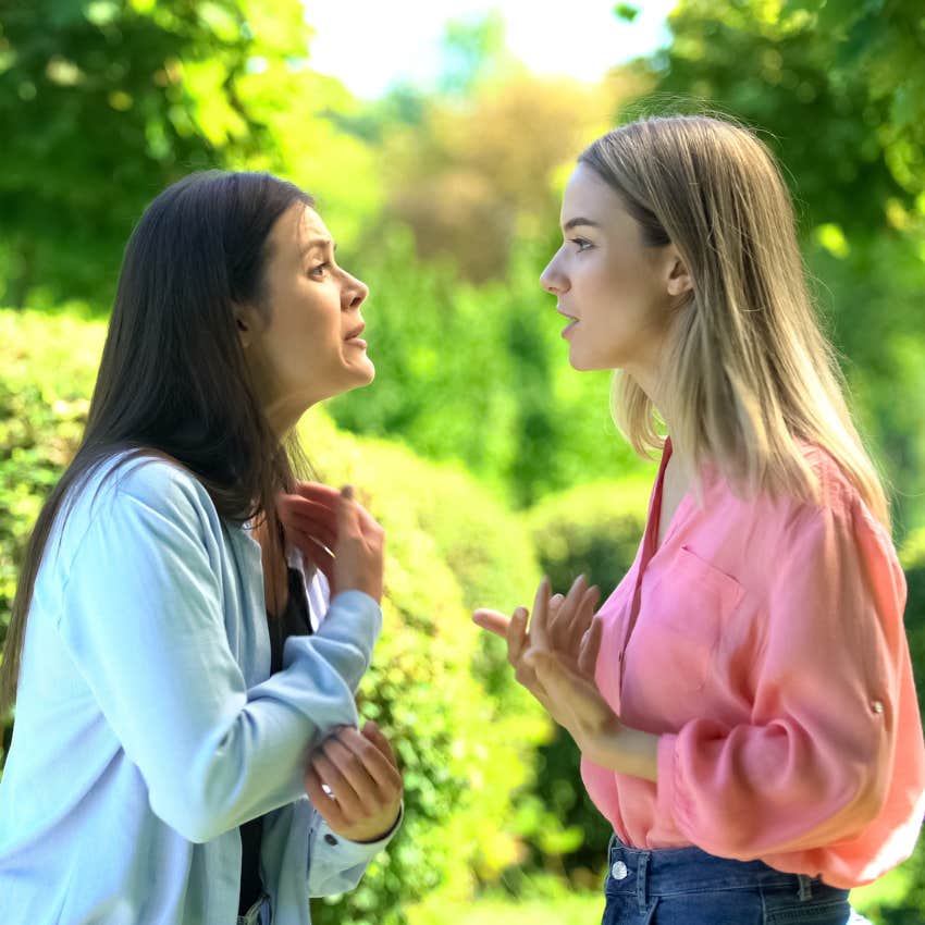 woman saying i thought you trusted me