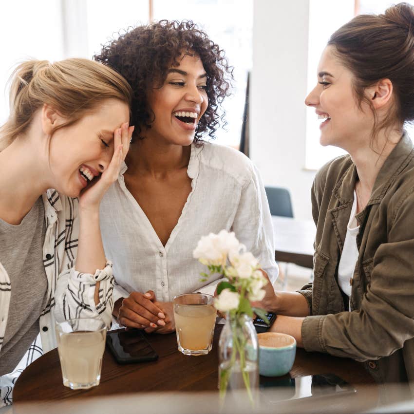 woman who turns her trauma into funny stories because she can feel multiple emotions at the same time