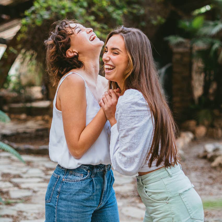 woman who turns her trauma into funny stories because she wants to control her own story