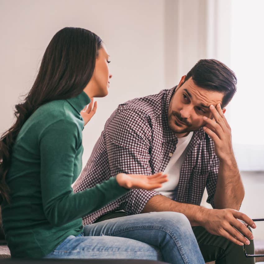 woman who feels like she's not good enough saying you deserve so much better