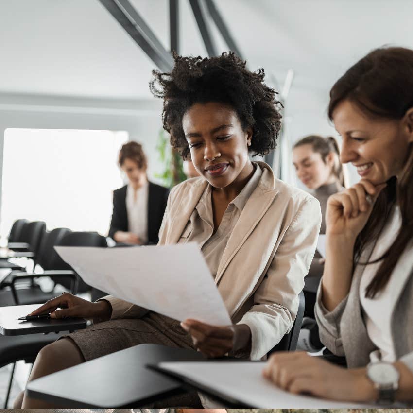 gen Z colleagues talking about personal problems in the workplace