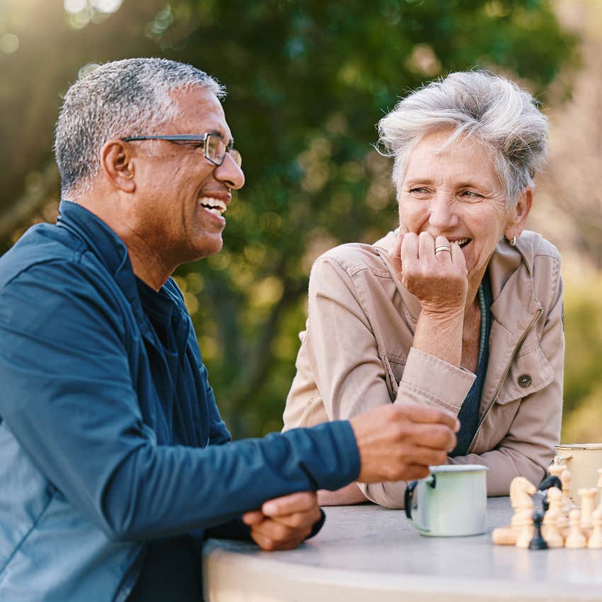 older couple who shows deep respect and allows the other to take their time