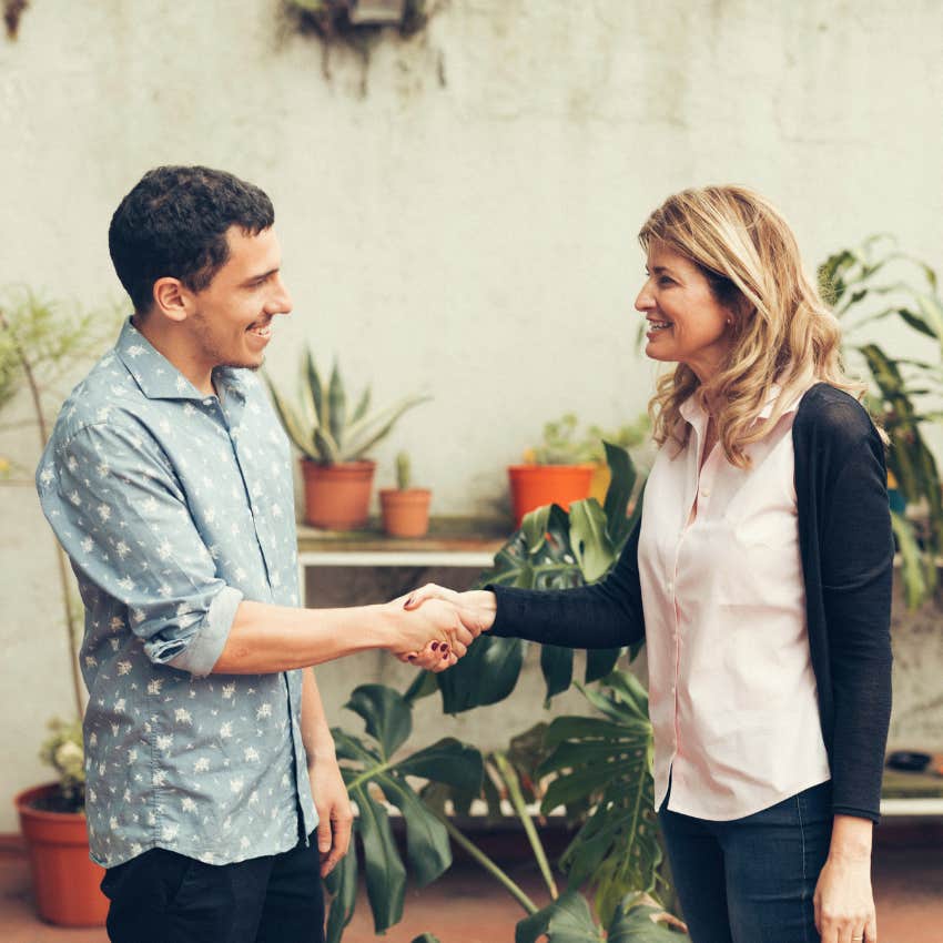 man treating a stranger better than his wife