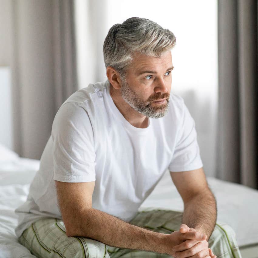 man who was emotionally neglected as a kid taught not to be too happy or too sad