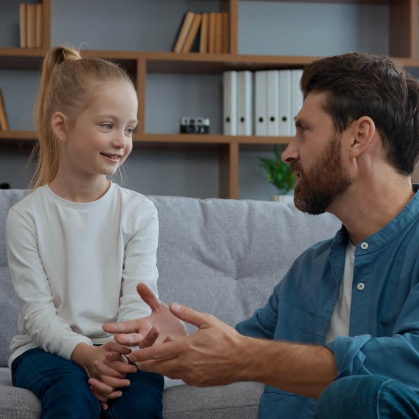 great dad teaching his daughter about setting boundaries