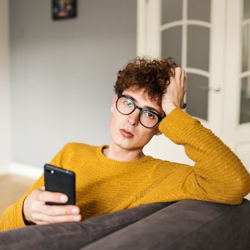 gen Z young man annoyed by boomers asking him questions