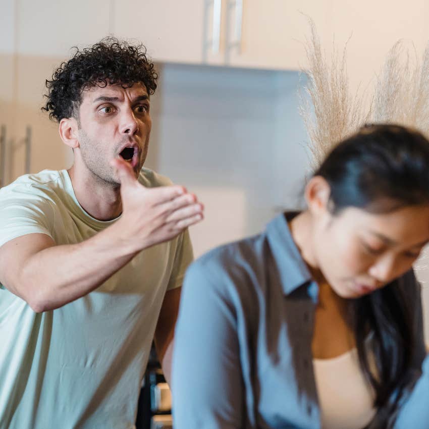 sensitive woman who doesn't like someone raising their voice at her