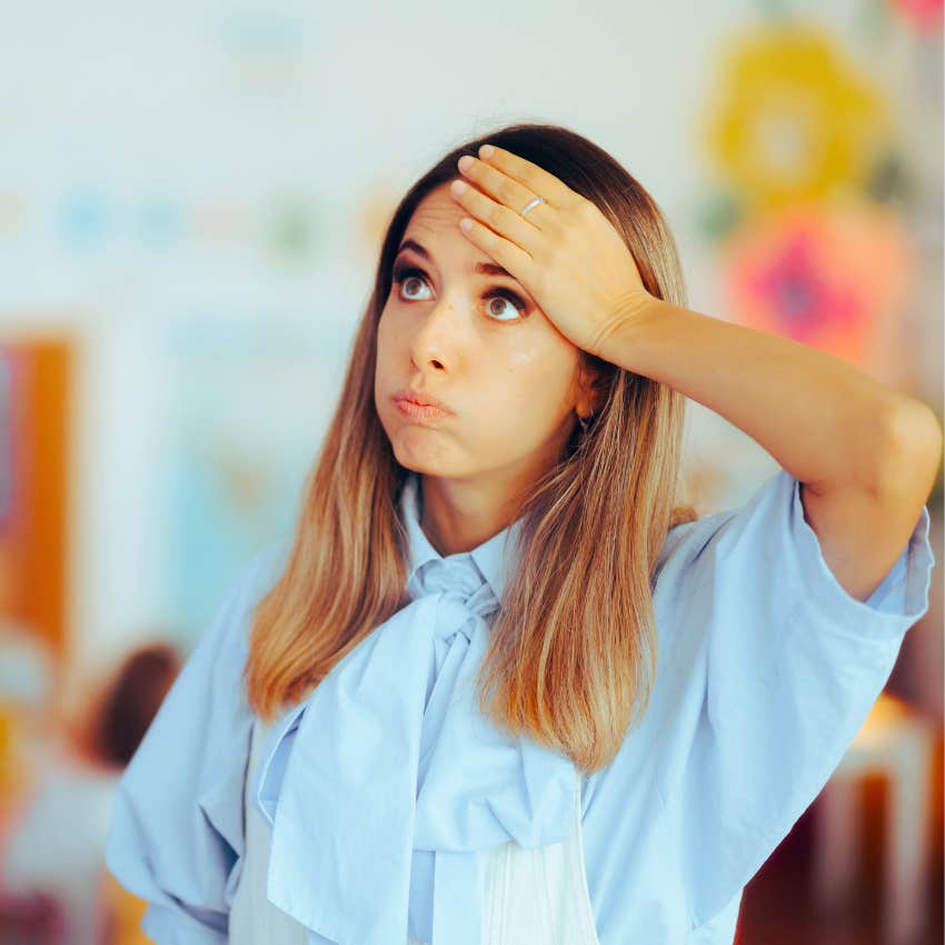 woman complaining about feeling stuck and not moving forward