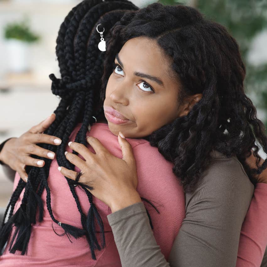 woman complaining about her friends and family being annoying