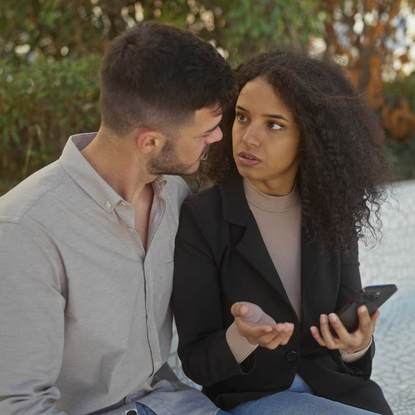 self-aware woman not tolerating man without it