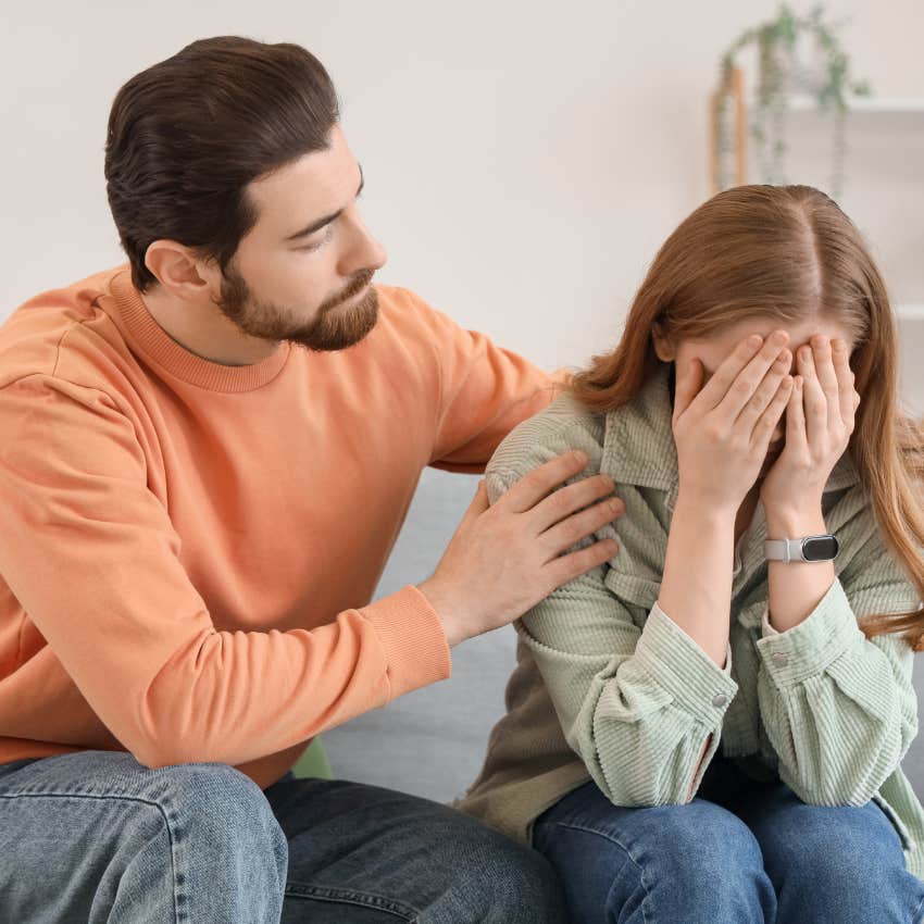 woman who doesn't show affection anymore because she feels emotionally unsafe