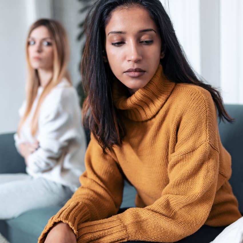 woman with no real problems but lots of complaints saying i'm really struggling