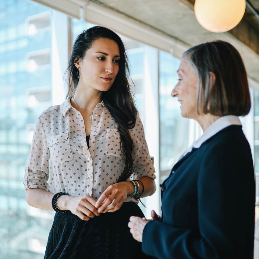 woman who doesn't try to take up the whole conversation