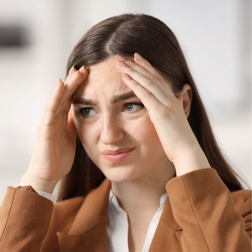 woman who thinks enjoying life is embarrassing