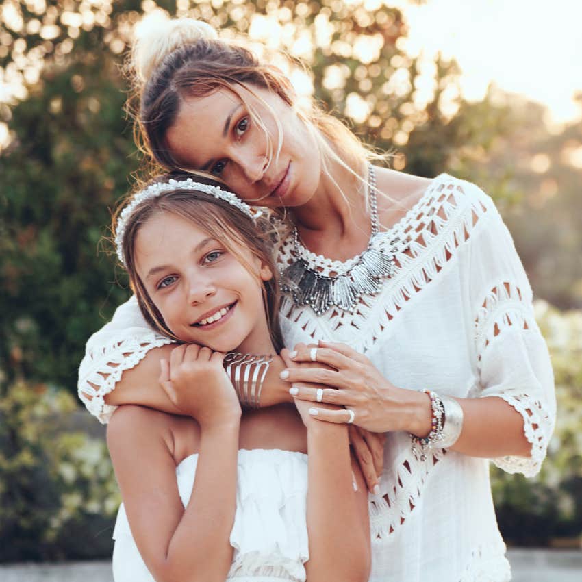 gen x mom with her daughter