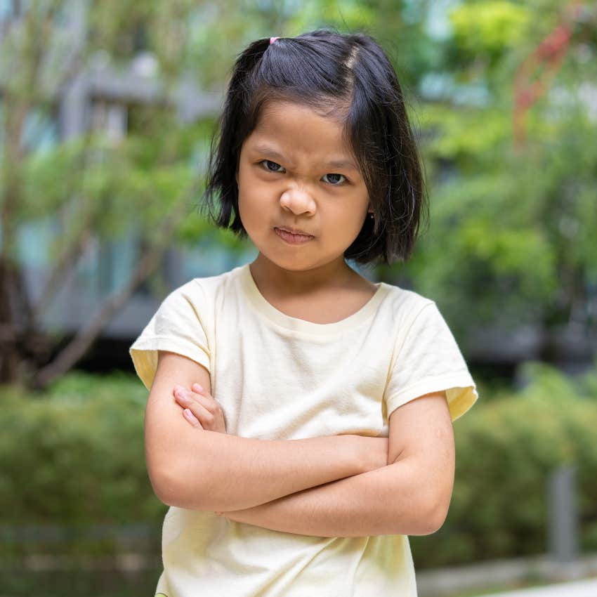 girl with zero respect for authority saying whatever