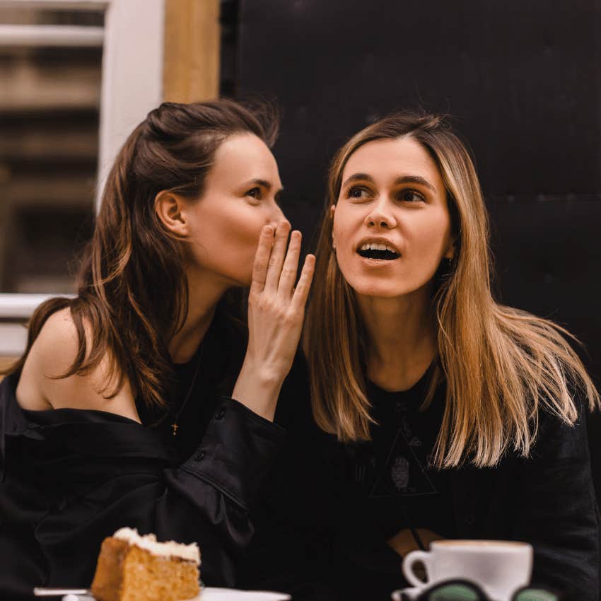 woman with great social skills connecting instantly with other woman