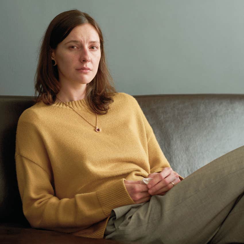 woman with weak mental emotional intelligence worrying about the future