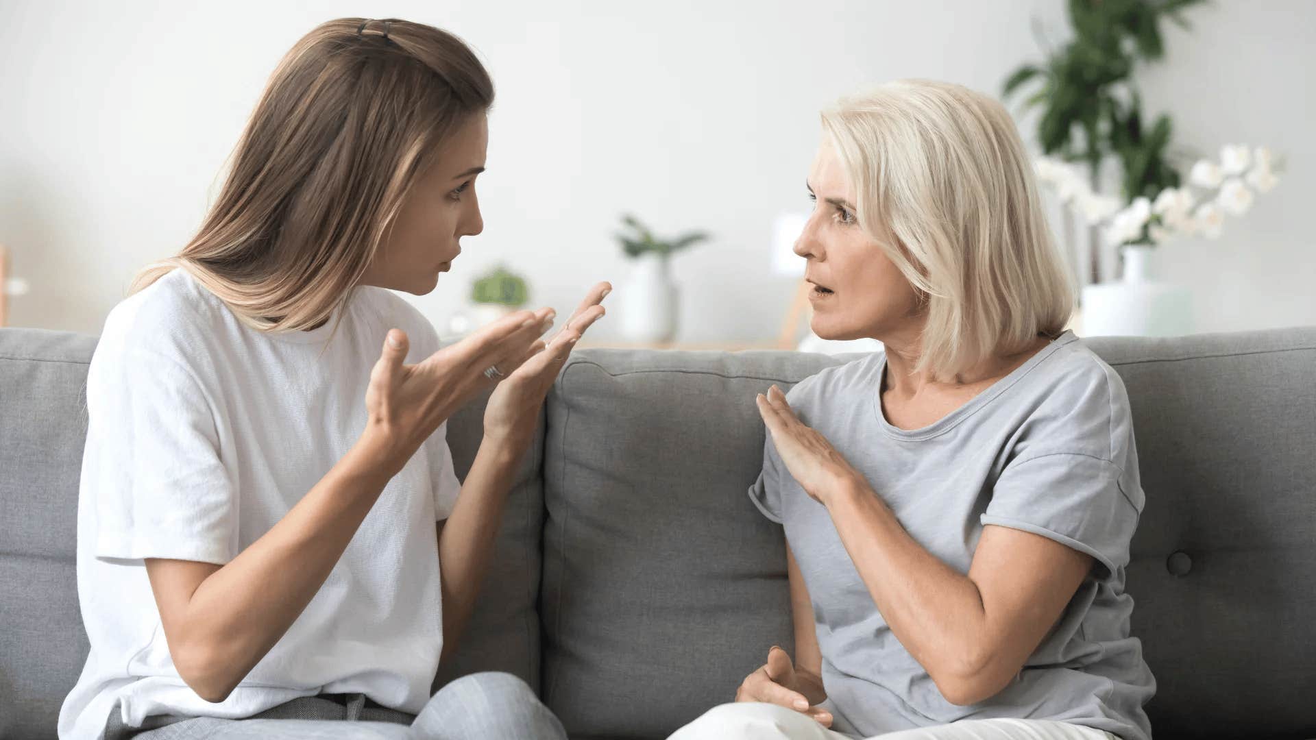 rude wife being mean to her husband's mother