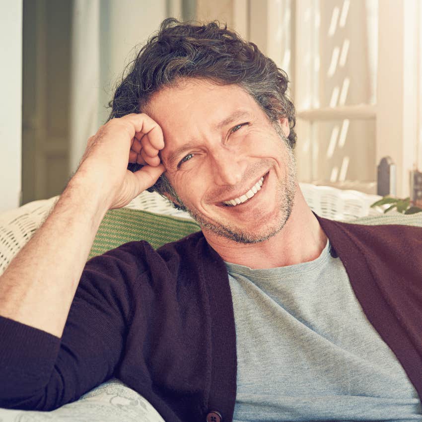 man having a strong immune system as a sign someone is good for him