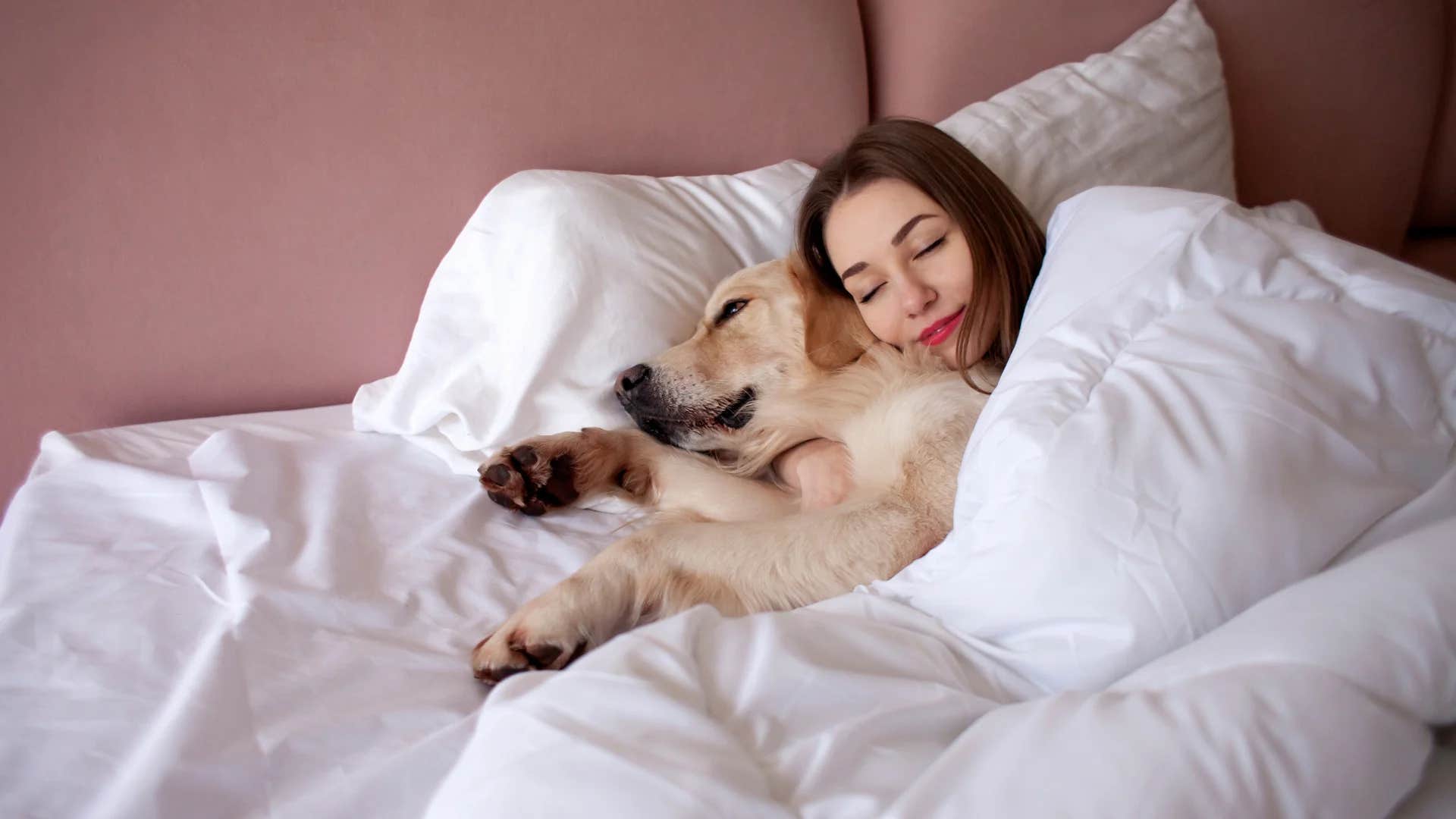 homebody enjoying relaxing at home with her dog