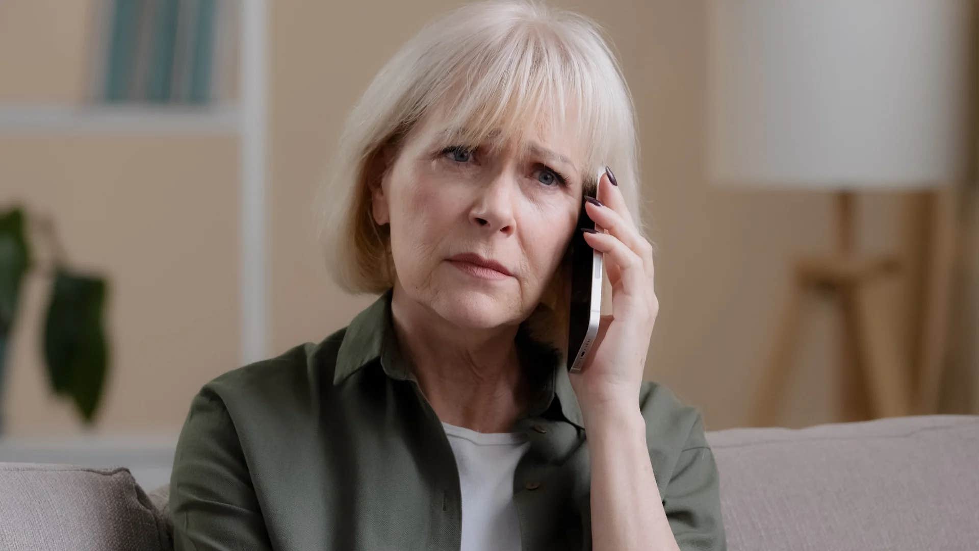 boomer woman on phone saying that's how the world works
