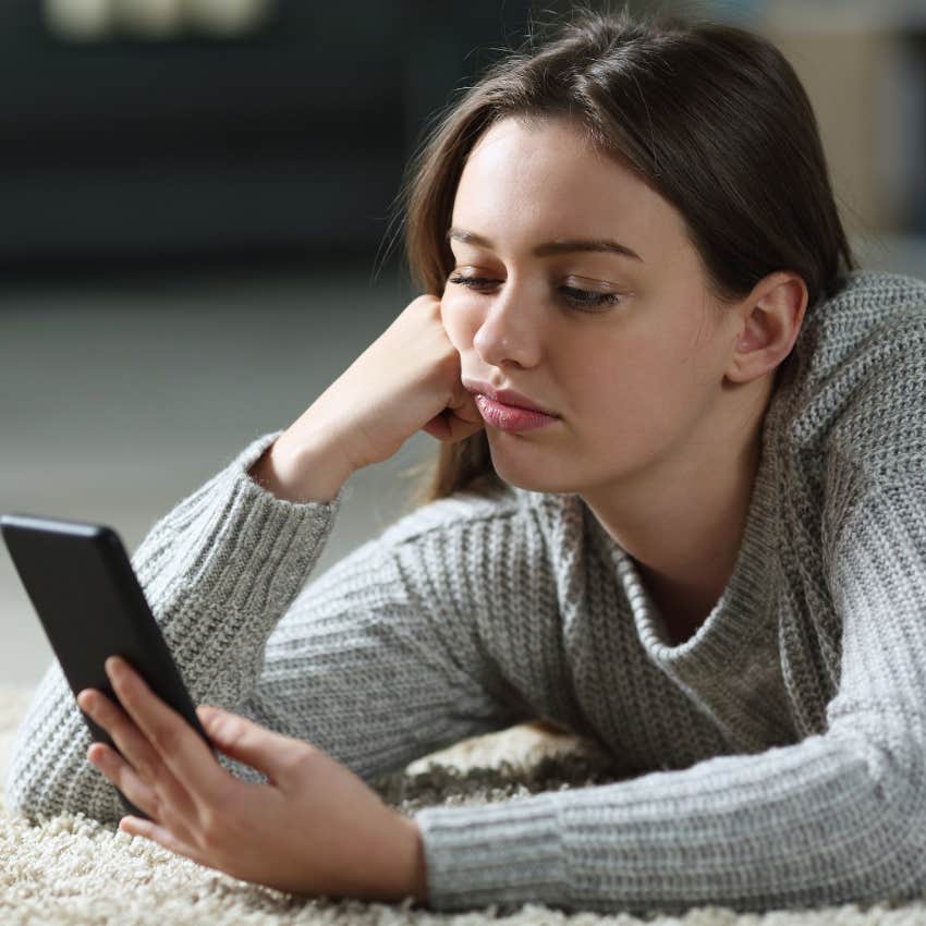 woman who stopped doing things she has to participate in because she's losing her capacity for joy