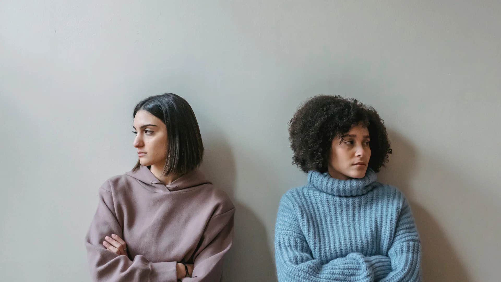unhappy woman telling friend do whatever you want to do