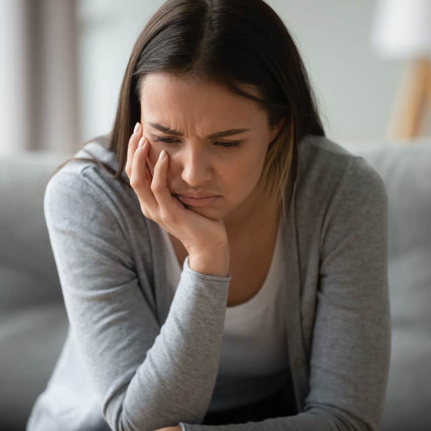 woman whose parents almost never said i love you downplaying her feelings