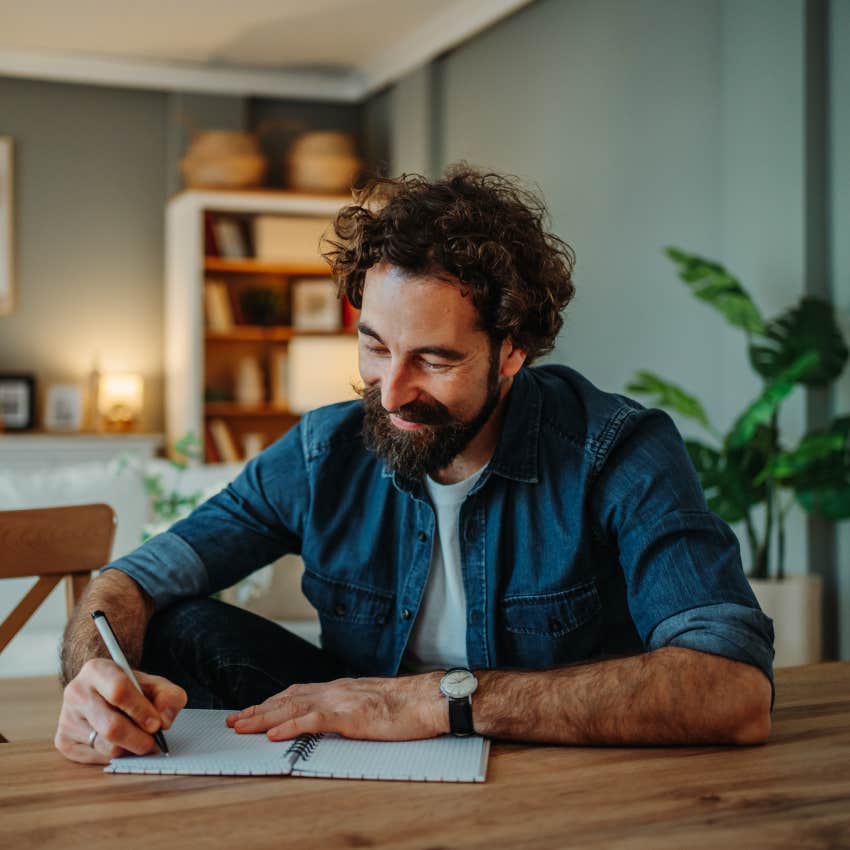 man raised by parents who value creativity over grades entertaining himself
