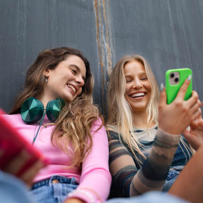 Gen Z friends having a good time
