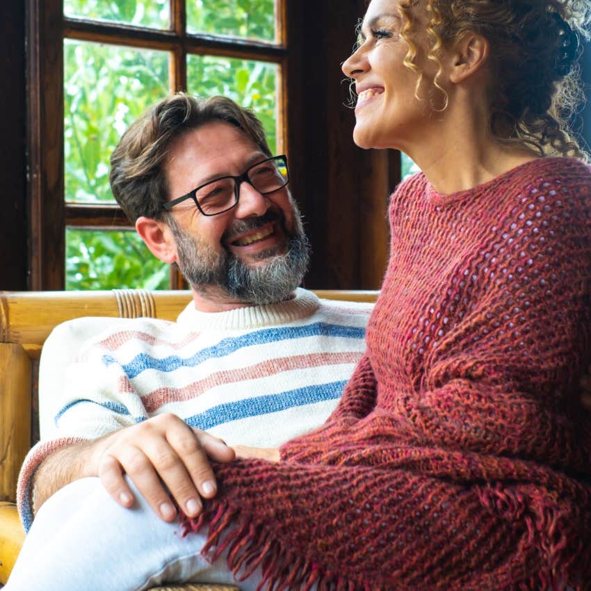 gen x couple at home in the place they can be real