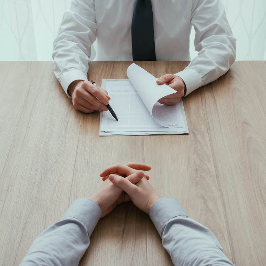 boomer at a job interview