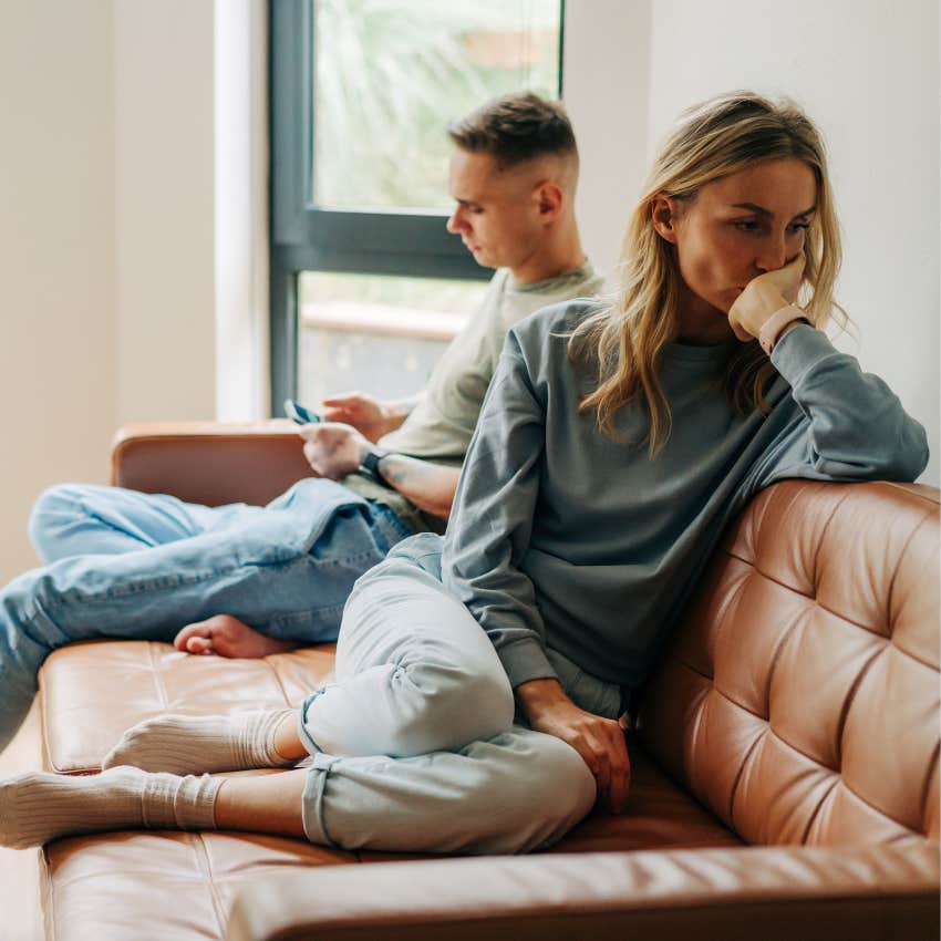 millennial couple doing the bare minimum in their relationship