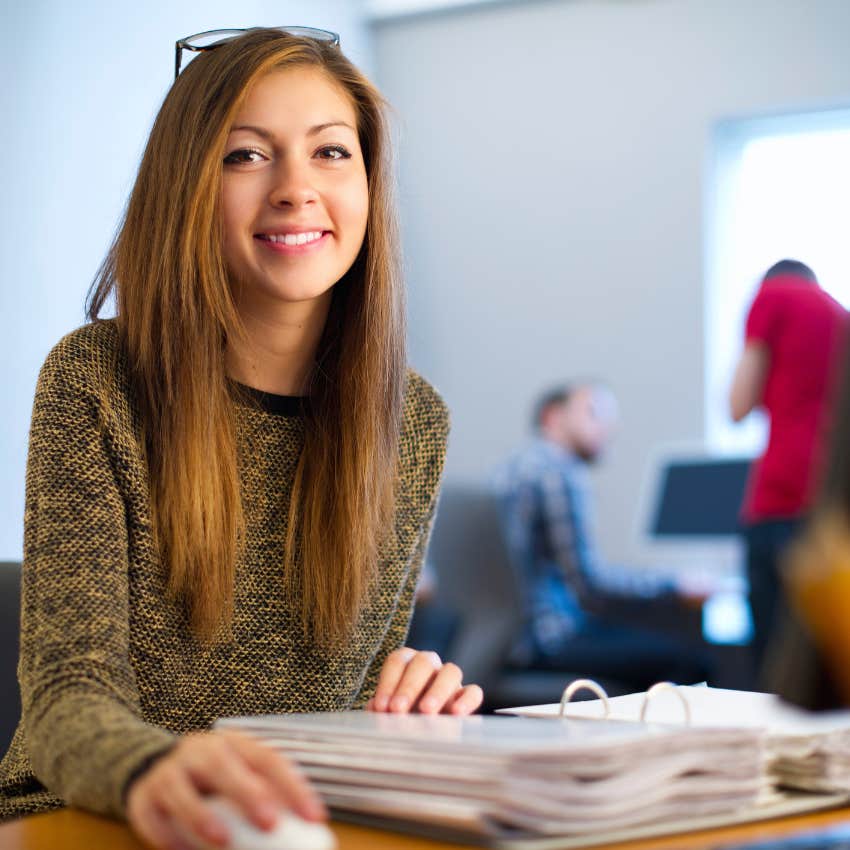 professional gen z woman at work