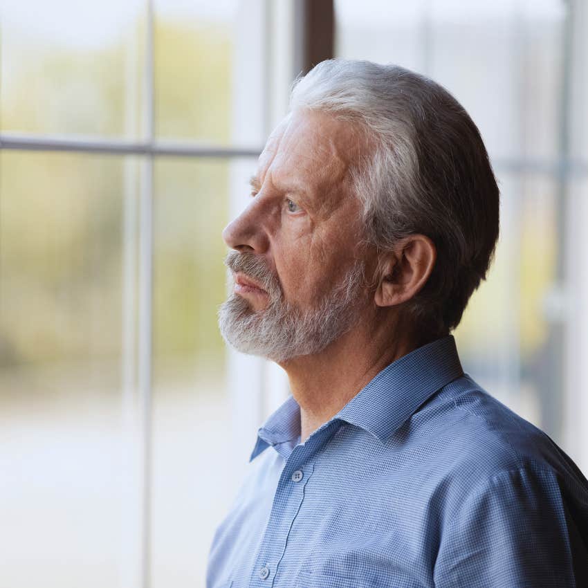 boomer man who feels bad about canceling plans
